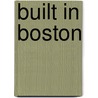Built in Boston door Douglass Shand-Tucci