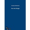 Das Tote Br Gge by Georges Rodenbach