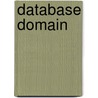 Database Domain door Shashi Shekhar