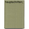 Hauptschriften; by Hamann