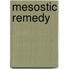 Mesostic Remedy door Alec Finlay