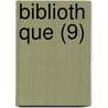 Biblioth Que (9) by Universit De Paris Facult Humaines