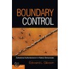 Boundary Control by Edward L. Gibson