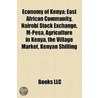 Economy of Kenya door Books Llc