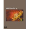 Miscellanea (16) door Libri Gruppo