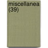 Miscellanea (39) door Libri Gruppo