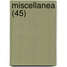 Miscellanea (45) by Libri Gruppo