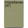 Miscellanea (47) by Libri Gruppo