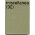 Miscellanea (92)