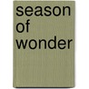 Season of Wonder door Elizabeth Hands