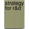 Strategy for R&D by T.K. Jr. Glennan