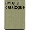 Genaral Catalogue door Onbekend