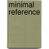 Minimal Reference by Ritva Laury
