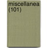 Miscellanea (101) door Libri Gruppo