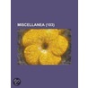 Miscellanea (103) door Libri Gruppo