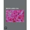 Miscellanea (104) door Libri Gruppo