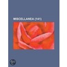 Miscellanea (141) door Libri Gruppo
