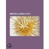 Miscellanea (161) door Libri Gruppo