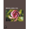 Miscellanea (165) door Libri Gruppo