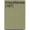 Miscellanea (187) door Libri Gruppo
