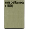 Miscellanea (189) by Libri Gruppo