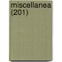 Miscellanea (201)