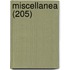 Miscellanea (205)