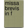 Missa Brevis in F door Pierluigi Da Palestrina Giovanni