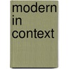 Modern in Context by Suman Sorg