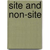 Site and Non-Site by Christopher Townson