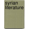 Syrian literature door Books Llc