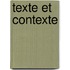 Texte et contexte