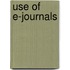 Use of E-journals
