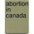 Abortion In Canada