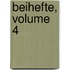 Beihefte, Volume 4