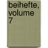 Beihefte, Volume 7
