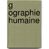 G Ographie Humaine