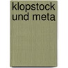 Klopstock und Meta door Brunier Ludwig