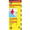 Myanmar Travel Map by Periplus Editors