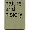 Nature And History door I. Masulli