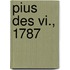 Pius Des Vi., 1787