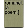 Romanel. [A poem.] by Herbert jones