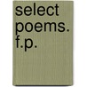 Select Poems. F.P. door Thomas Maurice