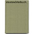 Staatswörterbuch.