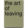 The Art of Leaving door Anna Stothard