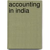 Accounting in India by Books Llc