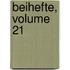 Beihefte, Volume 21