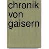 Chronik von Gaisern door Franz Kraus