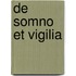 De somno et vigilia