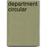 Department Circular door Onbekend